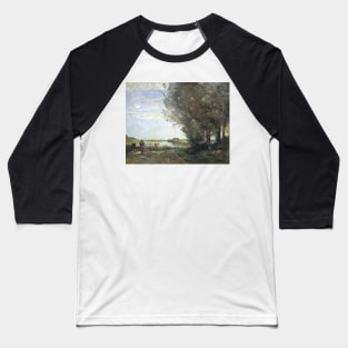 River View by Jean-Baptiste-Camille Corot Baseball T-Shirt